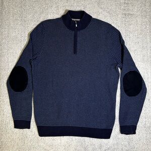Jos. A. Bank Men's Blue quarter Zip Sweater